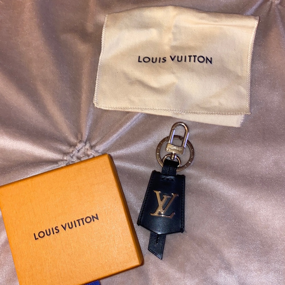 Black Louis Vuitton Keychain